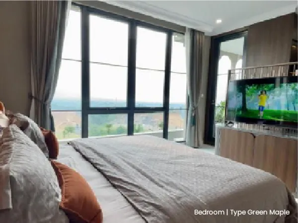 Bedroom Green Maple Residence