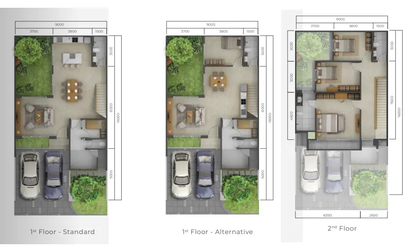 Floor plan for Type G Premium
