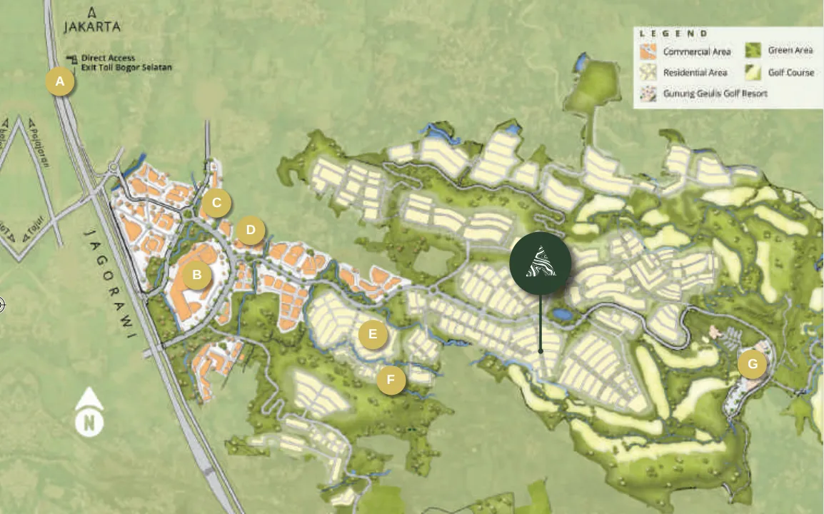 Masterplan The Aghatis Golf Residence