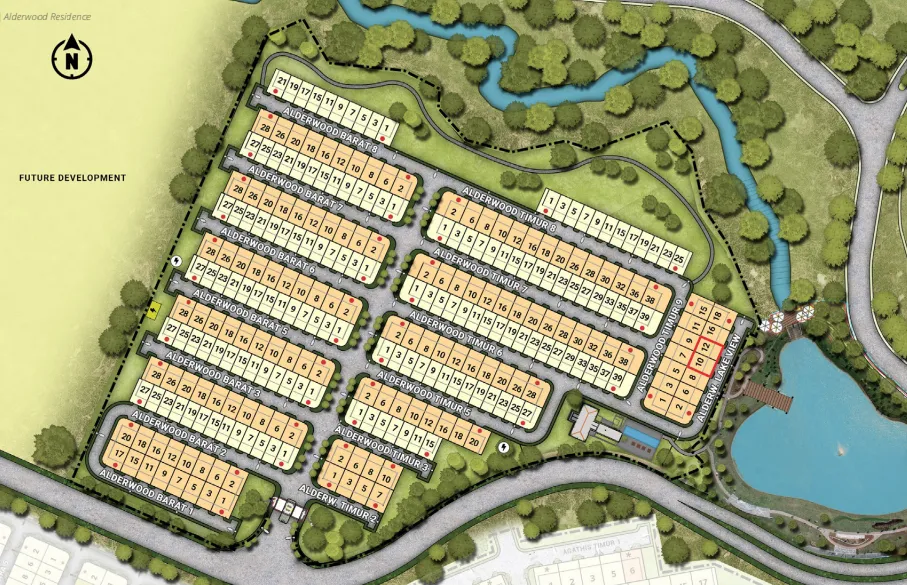 Siteplan The Alderwood Residence