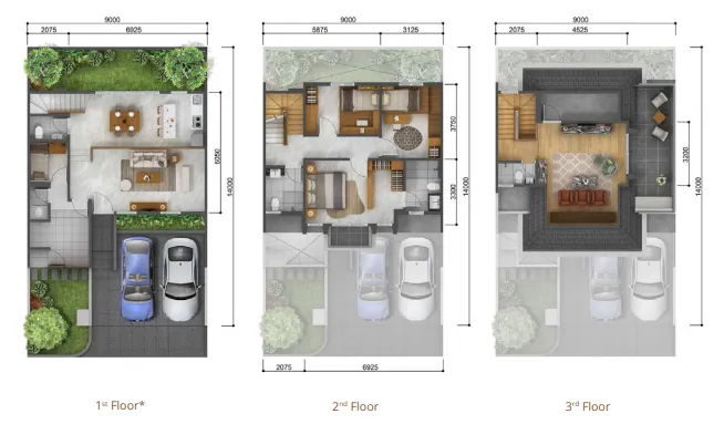 Floor plan for Type D Premium Attic