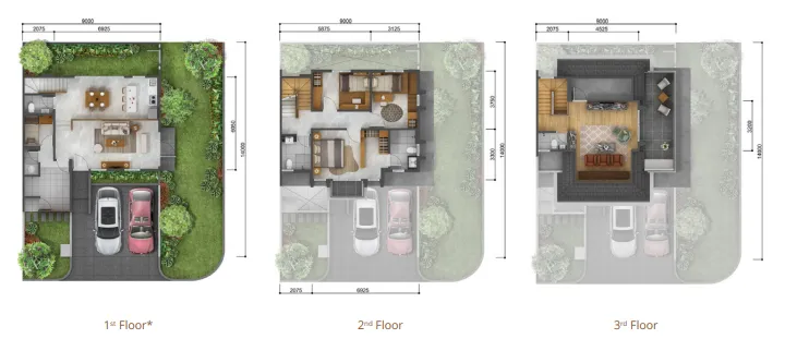 Floor plan for Type D Premium Attic Hoek