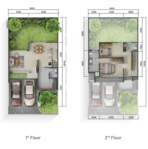 Floor plan for Type N Deluxe