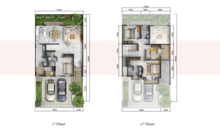 Floor plan for Type R Deluxe