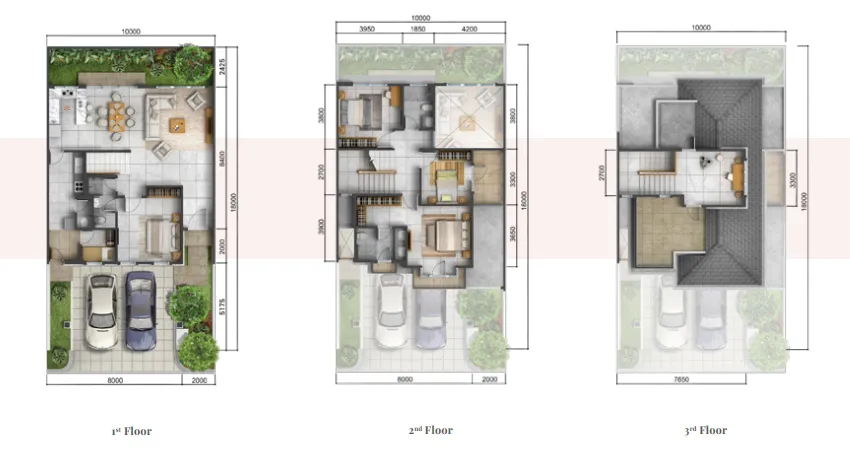 Floor plan for Type R Premium