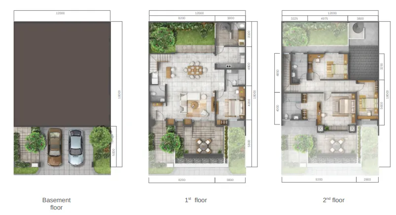 Floor plan for Type T Basic